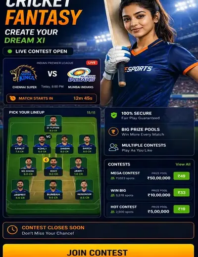 Sgbet (sg bet) fantasy cricket & matchday visual 3